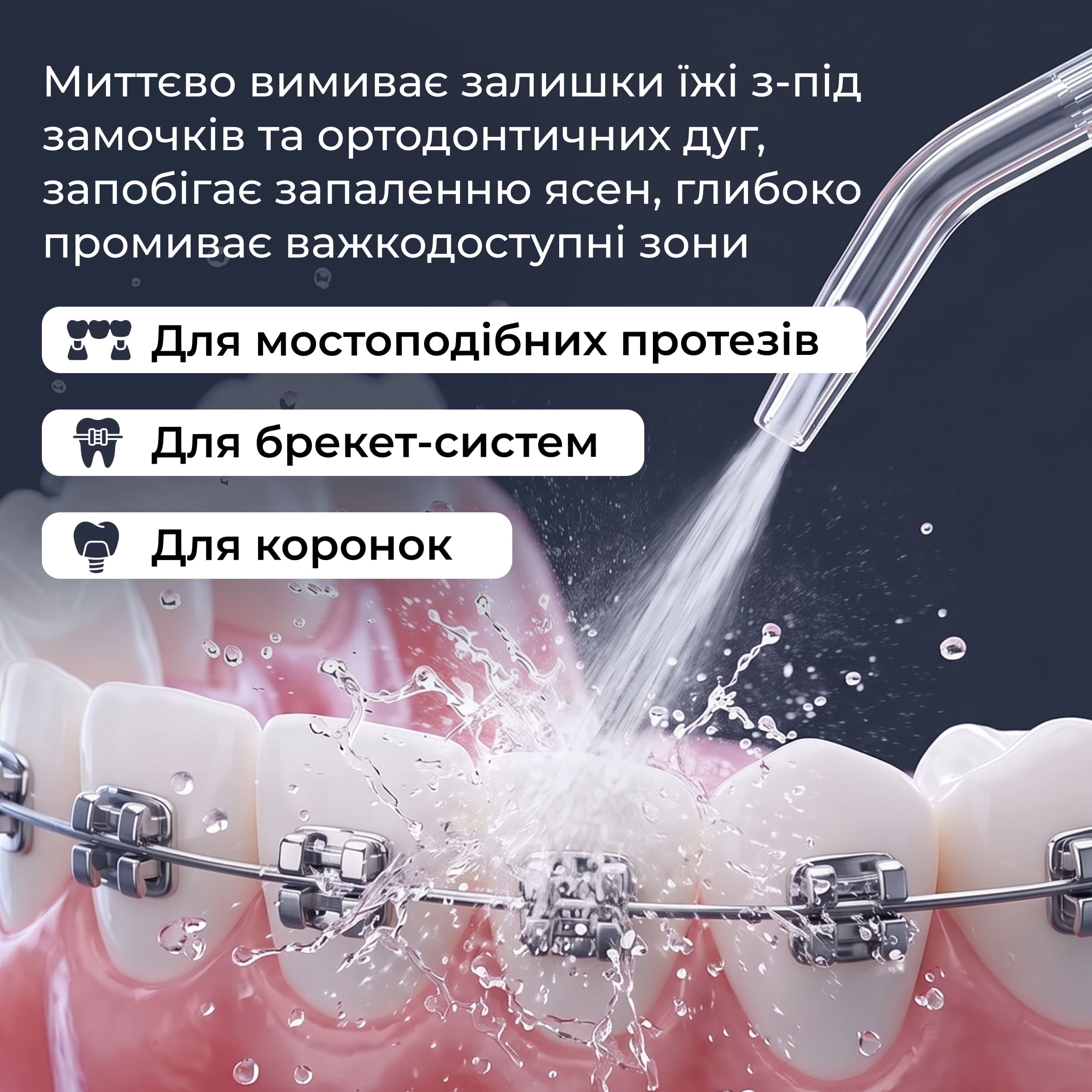 Іригатор PECHAM Professional Black Edition  + річний запас насадок