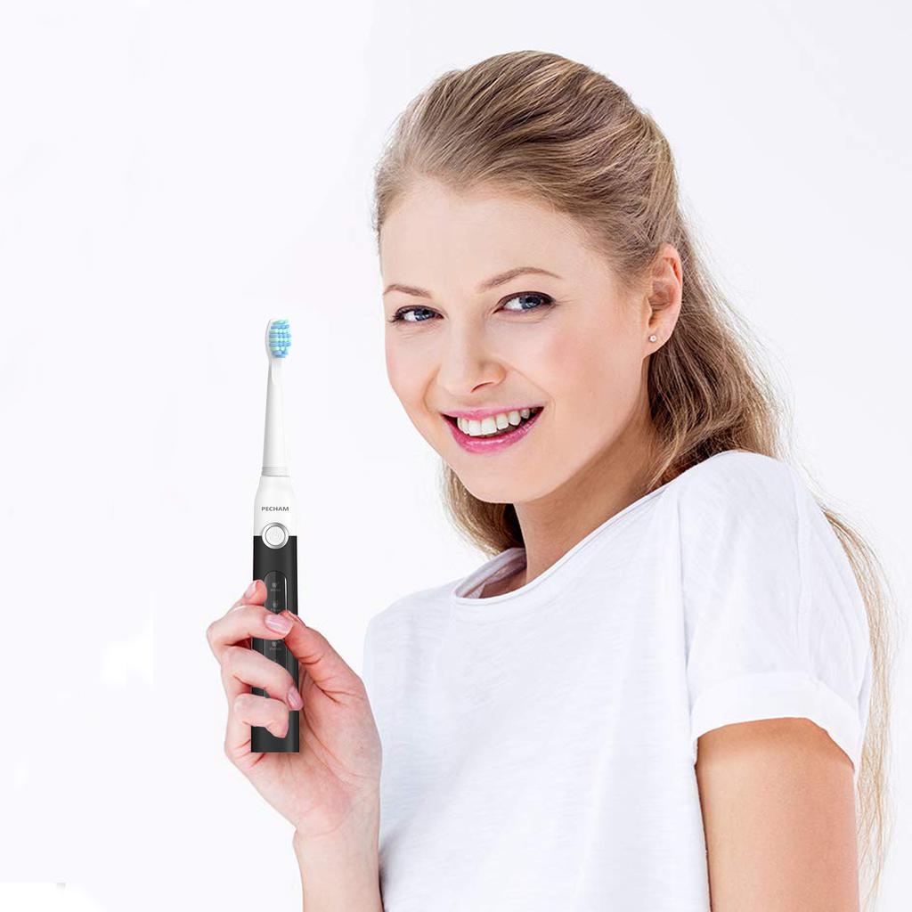 Звукова електрична зубна щітка PECHAM Black-White Travel