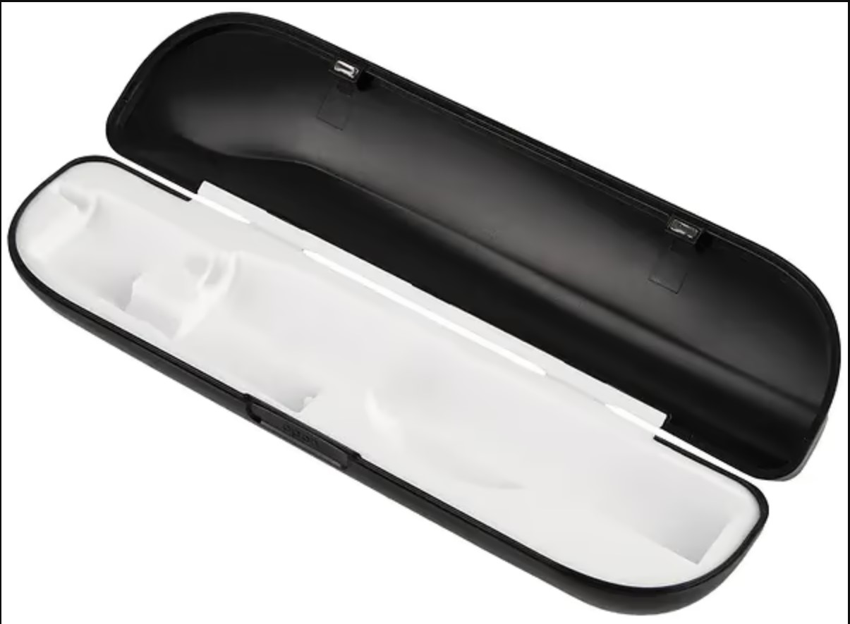 Звукова електрична зубна щітка PECHAM Black Travel PC-080 + річний запас насадок