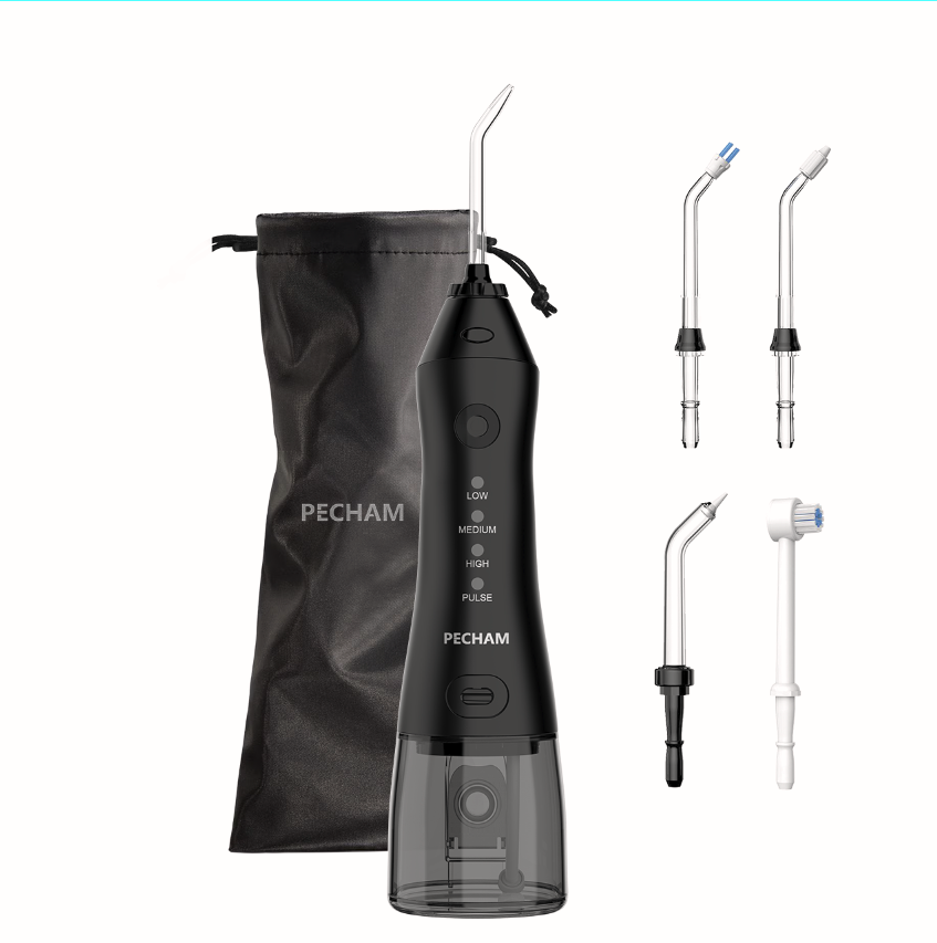 Іригатор Pecham travel black PC-1581 + річний запас насадок